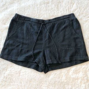 {Forever 21} Black Linen Shorts